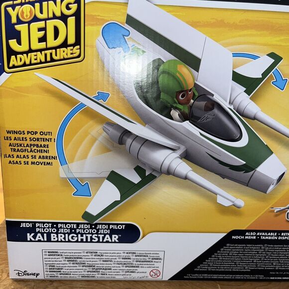 Disney Star Wars Young Jedi Adventures Kai Brightstar Vehicle 3+ Sealed Box NEW - Picture 2 of 8